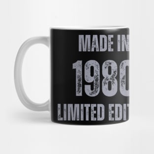 Vintage Made in 1980 , Limited Edition  , Gift for Mom Dad Birthday Mug